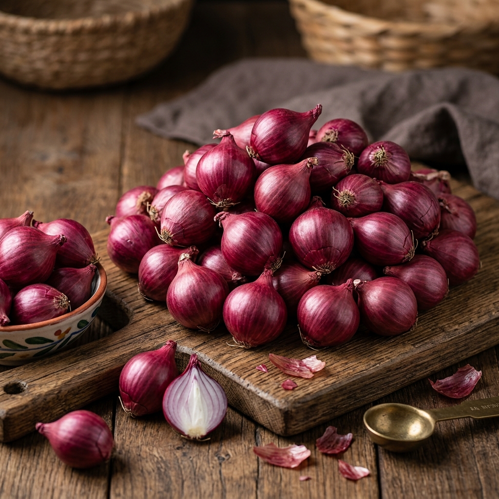 Small red onions